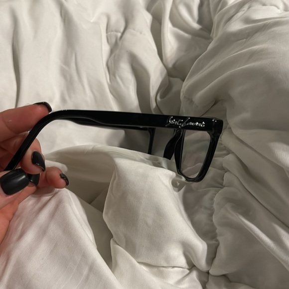 Saint Laurent glasses frames black oversized square rectangular very nice - Picture 3 of 3